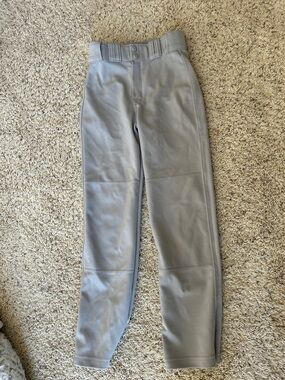 Easton Gray Baseball Pants, size youth large